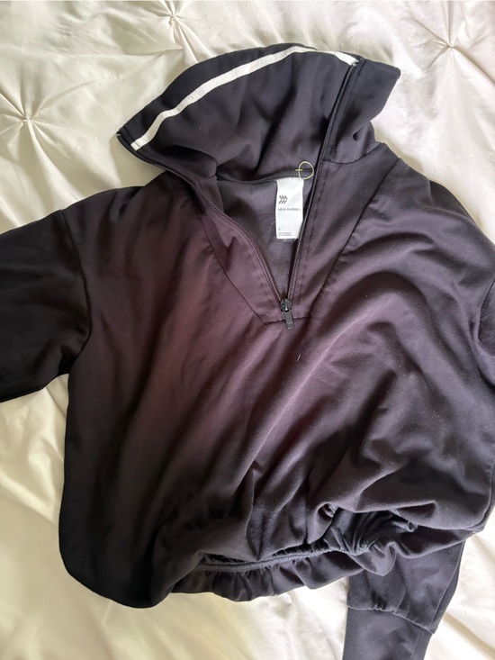 all in motion Jackets & Blazers - all in motion Black Zip-Up Hoodie with Lime Accent